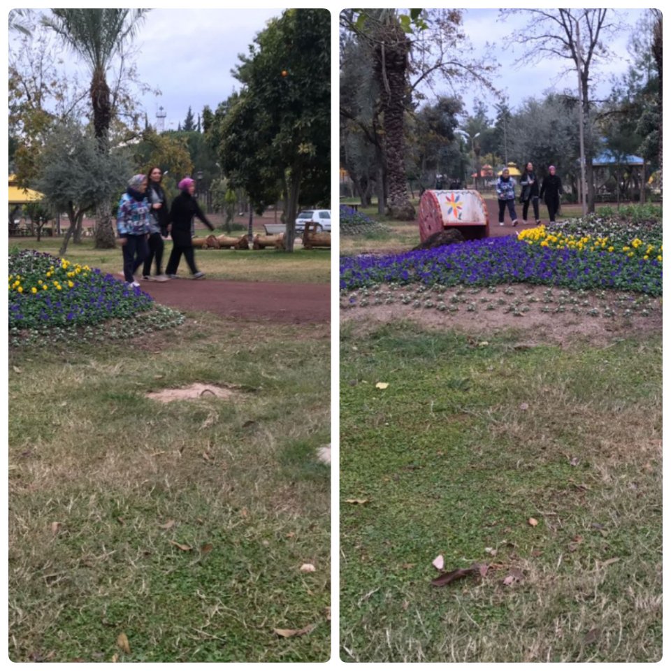 Dokuma Park'ta sabah sporu <a href="/HTutuncu/">Hakan TÜTÜNCÜ</a>  <a href="/BasriCokun/">Basri Coşkun</a>