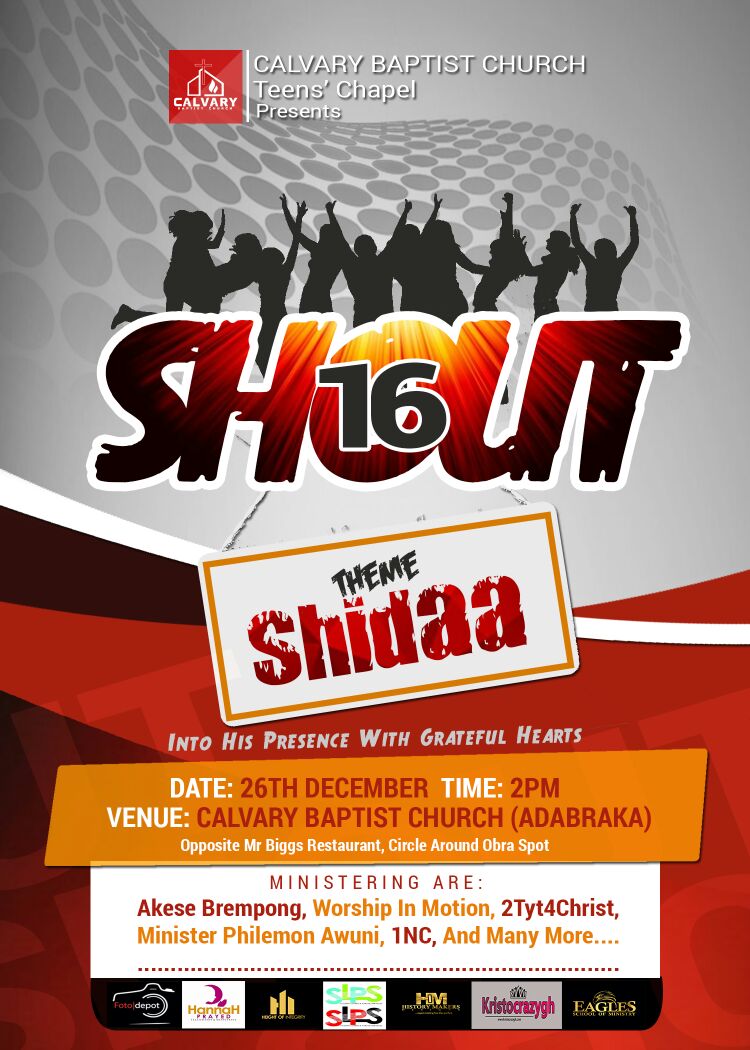 afful_elijah's tweet photo. Make It A Point To The Thereπ―ββ
#SHOUT2016 https://t.co/G8zaSYbJBr