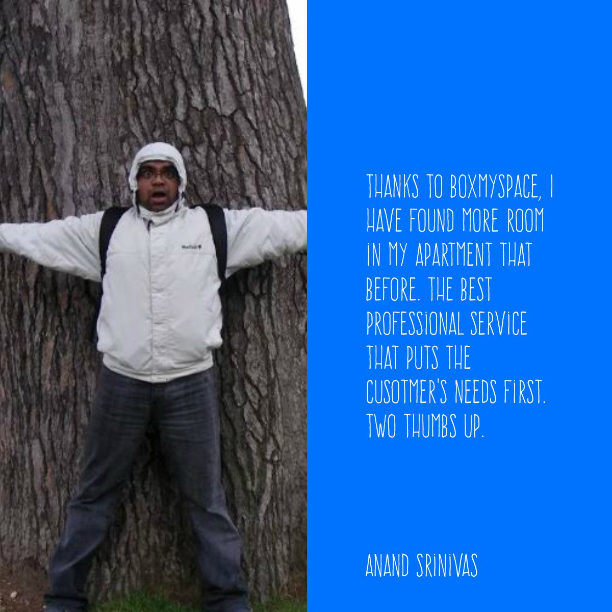 boxmyspace's tweet photo. #MondayMotivation 

Finish the year on a good note. Here is what our loyal customer has to say about BoxMySpace. https://t.co/juZ0pquH1v