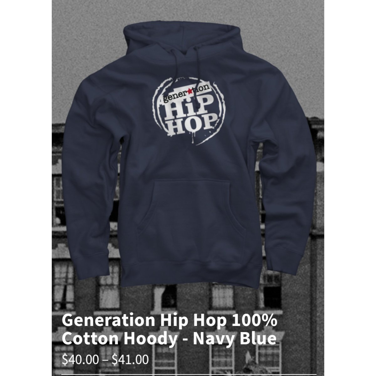 ghh_id's tweet photo. Get the official Generation Hip Hop Hoody now available in Navy Blue and Black.  All sizes for Men and Women. https://t.co/5YNVdIH58f https://t.co/o8To2FHLFq