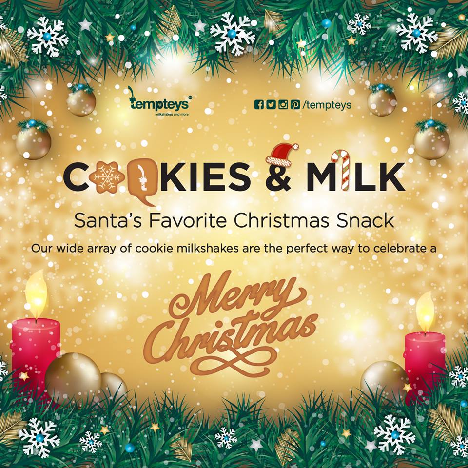 #Cookies &amp; #Milk – Santa's Favorite #Christmas Snack!
Our wide array of cookie milkshakes – the perfect way 2 celebrate a Merry Christmas!