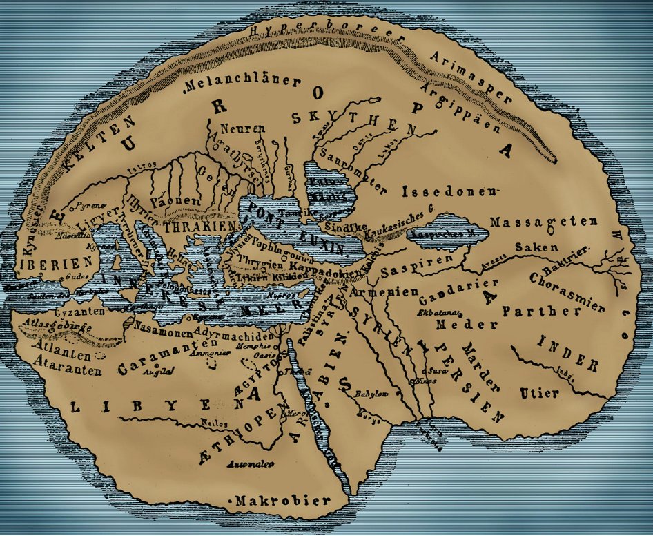 BasarTitiz's tweet photo. Herodotus'a göre Dünya https://t.co/jLeBIQSIWb