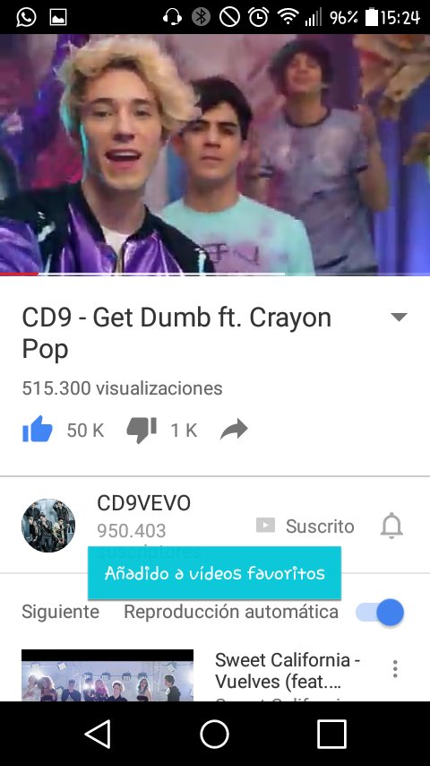 CD9clubSpain's tweet photo. En 3 dias @CD9 tiene 500k de views en #GetDumbVideo ¿sera que para el 31 superamos el millón? @JesusBlaife @management_icon https://t.co/vbgRFHyk74