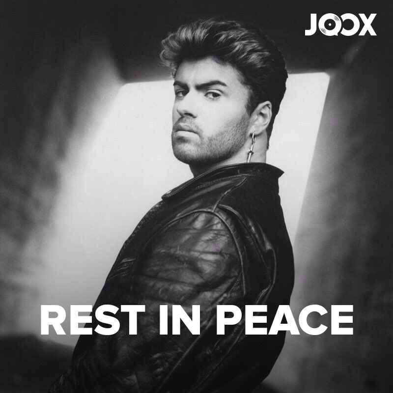 Rest in peace to the legend musician, George Michael. Tribute playlist bit.ly/2i7wg2J from #JOOXID #ripgeorgemichael