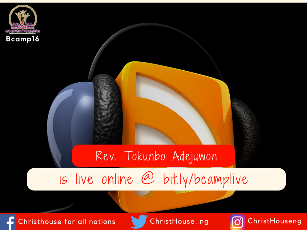 Christhouse_ng's tweet photo. #Bcamp16

@ToksAdejuwon is currently live on Christ House E-RADIO. Listen live https://t.co/1JcJxHX0Rm