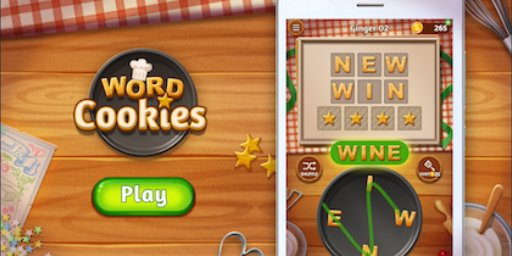 Crisp and tasty word cookies! Let’s find words to be the best chef! onelink.to/wordcookies #wordcookies