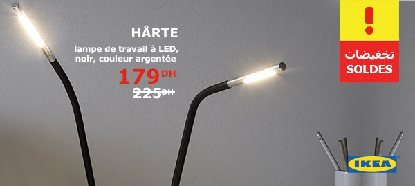 Ikea Maroc On Twitter La Lampe De Travail A Led Harte Peut Se