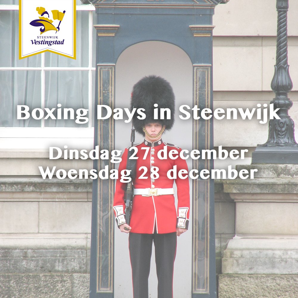 Morgen en overmorgen zijn er de Boxing Days 'British Style' in Steenwijk. Naast vele aanbiedingen ook leuke activiteiten.