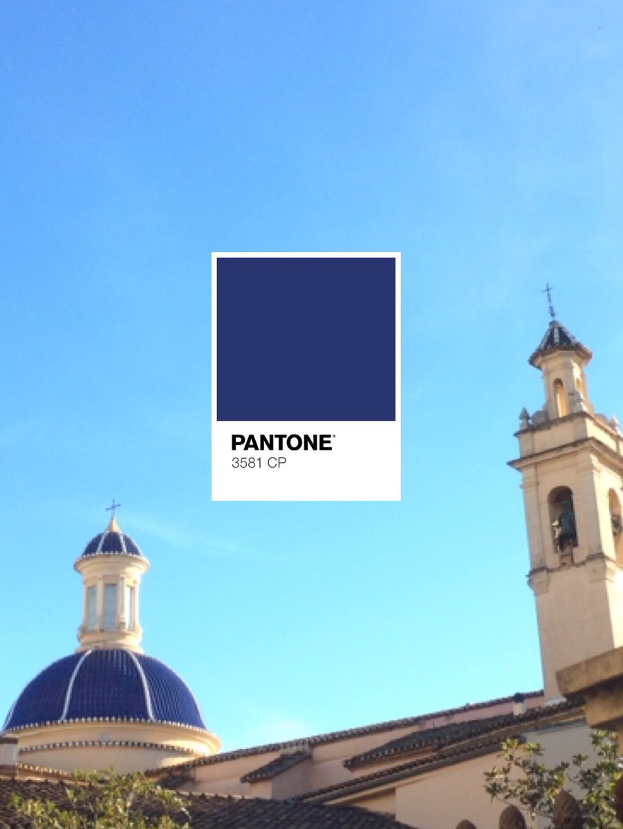 fffantone's tweet photo. #Mediterranean #color of the day 
By @pantone .
.
.
.
#color #pantone #sun #blue #sky #Valencia #Med #church #architect #architecture https://t.co/yVE4rM57Zg