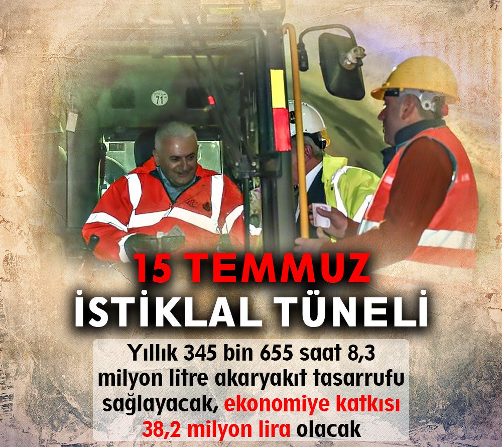 #Ilgaz15TemmuzİstiklalTüneli
Vatana millete hayırlı olsun...