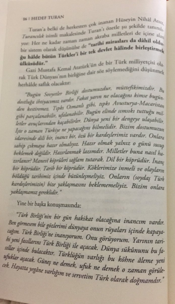 Gazi Mustafa Kemal Atatürk'ün Türk Dünyası'nın Birliğine Dair Söyledikleri =>