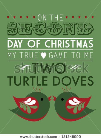 EnableCG's tweet image. The second day of Christmas
My true love sent to me
Two turtle doves, and
A partridge in a pear tree.