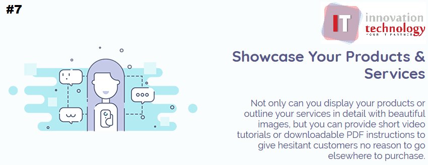 Innovationtech0's tweet image. 7 Reasons Why Your Small business Needs a Website.
#Reason-7 Showcase your #products &amp;amp; #services
#mondaymotivation