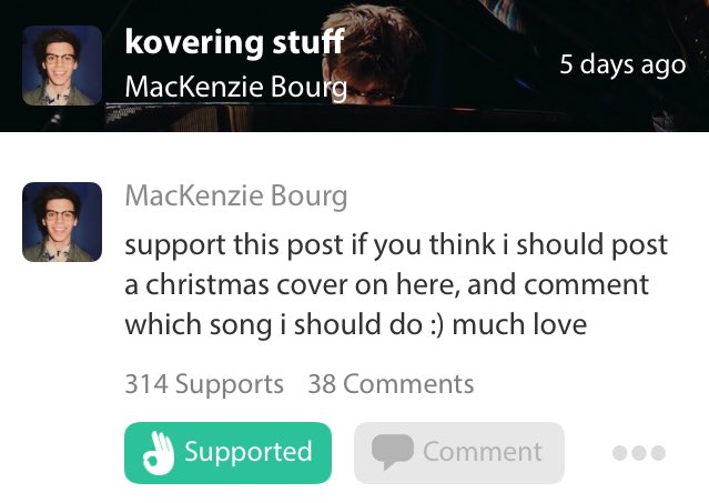 MacBourgPHLUD's tweet photo. Some of @mackenziebourg 's recent post from his journey on Lyf! ✨ Go and download Lyf to support and watch his AWESOME song covers! 💙 https://t.co/p3CnbVEJS8