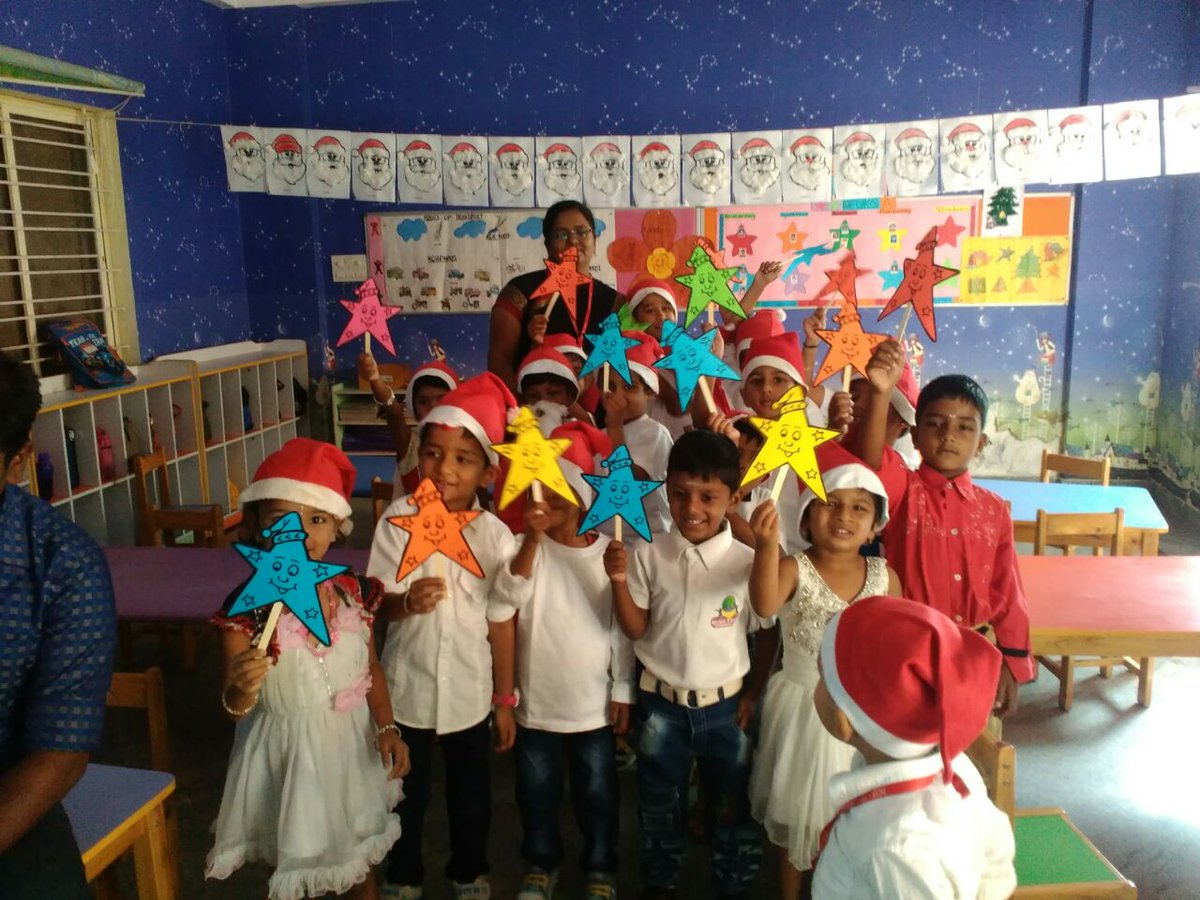 RCISchool's tweet photo. @RCIS, Yelahanka Christmas was celebrated with festive spirit in RCIS Yelahanka. The program was based on the birth of Jesus. #christmas https://t.co/57sDmZxk0N