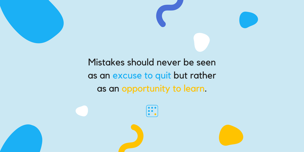 FishByteCo's tweet photo. Don't quit because you failed, learn from your mistakes and move forward.

#fishbyte #motivationmonday #startup #hustle https://t.co/BqbearlL0d