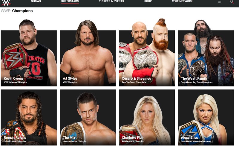 attackslug's tweet image. CONSPIRACY TIME! Is the reason AJ doesn't have a belt here because they're working on a blue title? @GrimsToyShow