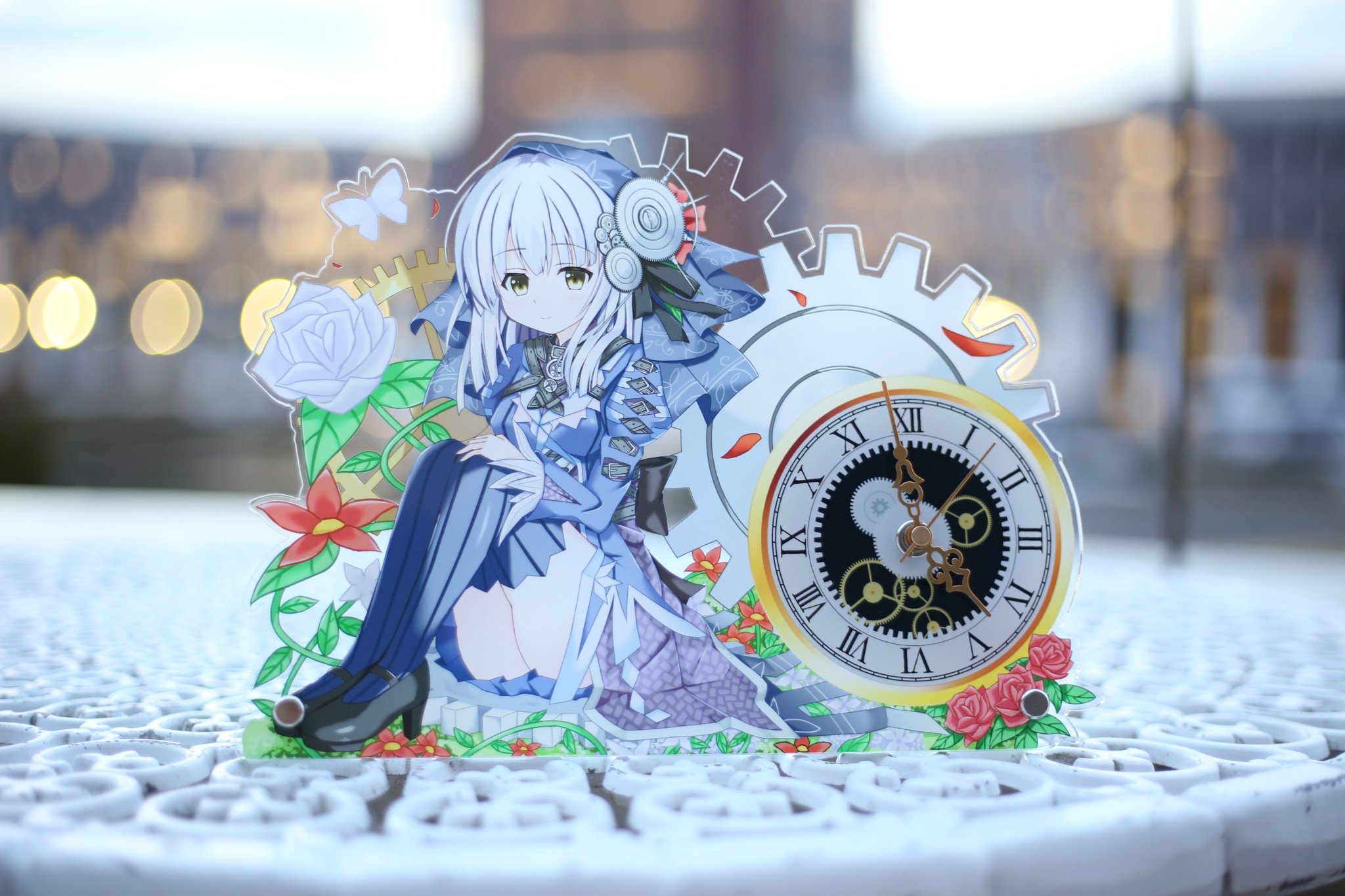 風乃なぎ 冬コミ新作グッズの実物写真ですー クロックワーク プラネットよりリューズのアクリルクロックです トリニティ様にすっごく綺麗に作っていただけて自分が興奮していますっ 4個のみの頒布になりますがよろしくお願いします C91 クロック 風乃なぎ 冬コミ新作グッズの実物写真ですー クロックワーク プラネットよりリューズのアクリルクロックです トリニティ様にすっごく綺麗に作っていただけて自分が興奮していますっ 4個のみの頒布になりますがよろしくお願いします C91 クロック