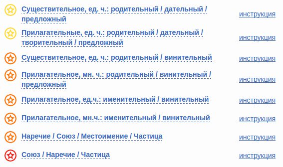 opencorpora's tweet image. Мы с вами почти закончили пулы им/вн у сущ. (~400К заданий). Обновили список приоритетных пулов (см. картинку). Спасибо, что вы помогаете!