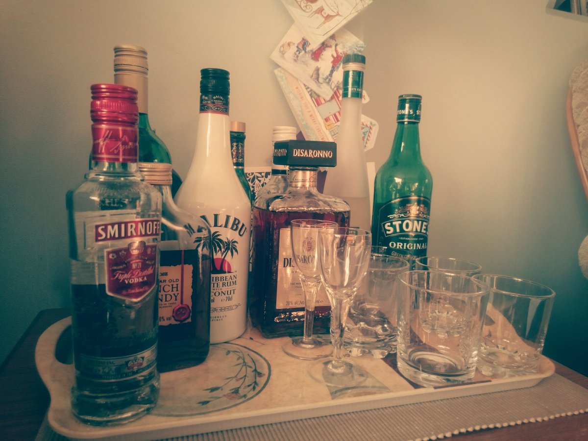 In the Going For Broke household, we do boxing day a little differently... #bottomsup