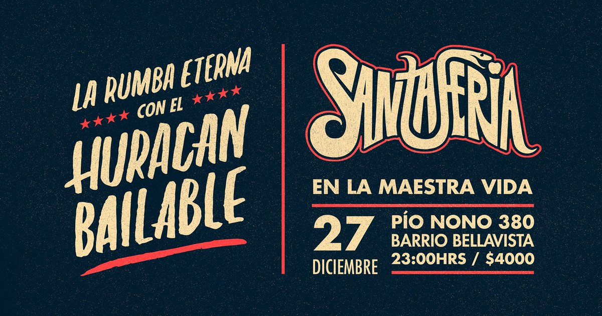 maestravida_scl's tweet photo. Esta semana música en vivo en @maestravida_scl
Martes>>> @Santaferia
Miércoles>>> #comboconclase
Jueves>>> @santiagoallstar https://t.co/eKCZngm42Q