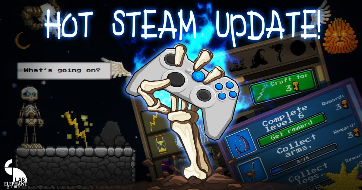 elephantgamesof's tweet photo. #JustBones Steam version got large update! https://t.co/YrqEEnzi68
Have nice holidays! #marketingmonday #pixelart #gamedev #indiedev https://t.co/qBpUpwXGEa