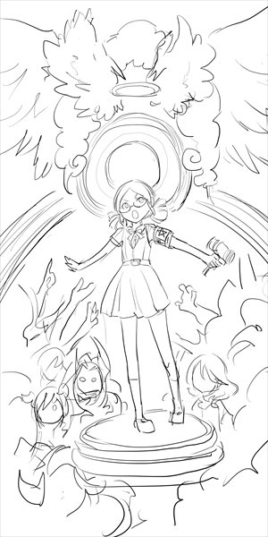 @aocooler 20審判、冴島清美。けんけんがくがくの裁判中。議題は天使な堕天使は天使なのか堕天使なのか。周りの人選は主にアンケートで惜しくも落選だった子たち。日本の裁判ではこのハンマー使わないらしいですね。 