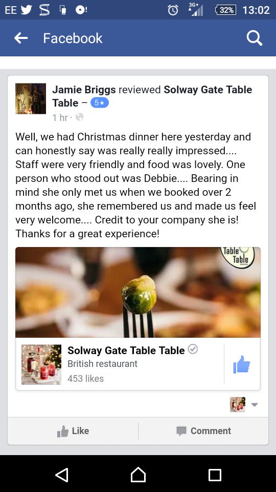tt_solwaygate's tweet photo. The start of our Christmas Day feedback #smasheditatsolway @ChrisvanceBFNI @SpencerGraydon @WeAreSUGM @yourtabletable @rickjhatton https://t.co/Nh9jKnzwGW