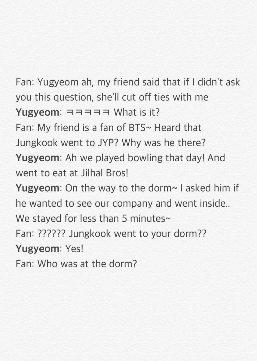 Got7 Yugyeom Broke The Rules And Brought Bts Jungkook To Got7 S Dorm Celebrity News Gossip Onehallyu