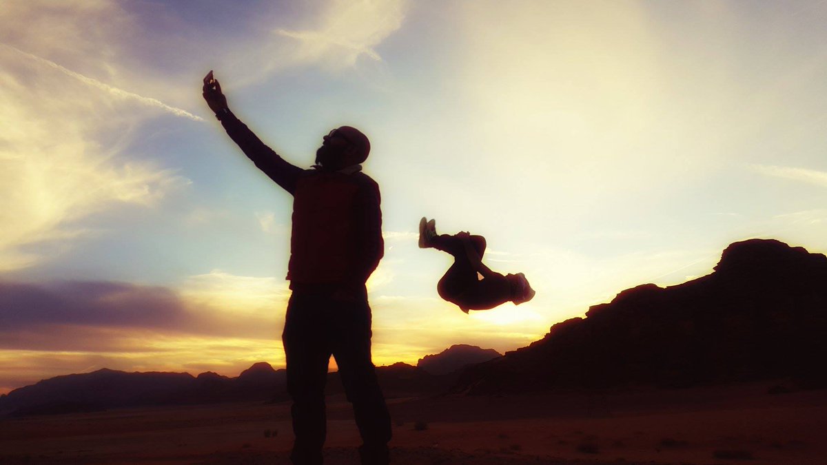mafranji's tweet photo. #Free_Run_Gaza team is enjoying their time all around #Jordan #LoveJO #JO #Gaza #Palestine #Parkour https://t.co/glRawPZm6q