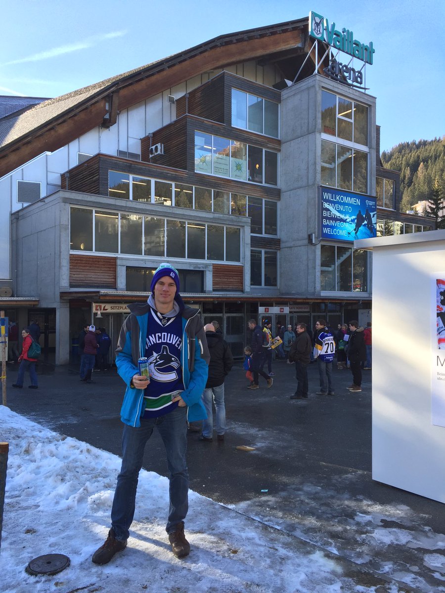 1991Amend's tweet photo. @Canucks #canucksfan are everywhere #SpenglerCup #hockey https://t.co/WZF89GpcmY
