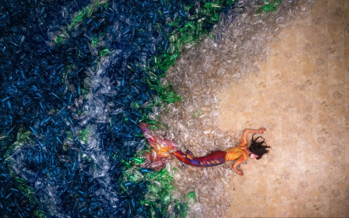 ECONYL's tweet photo. Photographs of Mermaids Trapped in Plastic Depict the Plight of #MarineAnimals | #marineplastic https://t.co/82C56go6ea by @onegreenplanet https://t.co/PGq5fNsEXH