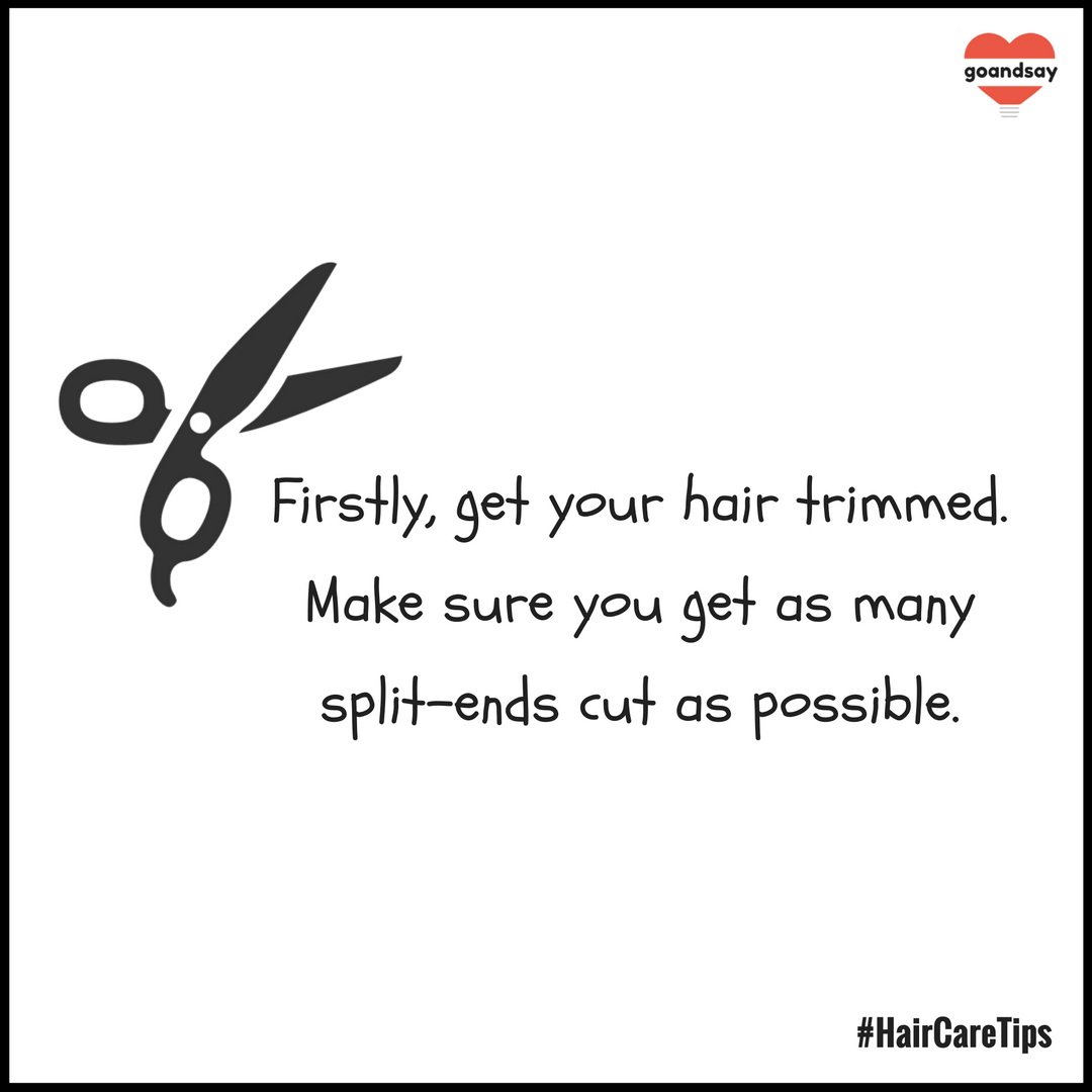 Hair Care Tip 2
#haircare #haircaretip #splitends #trimmedhair #splitends #saynotosplitends #saynotofrizz #damagedhair #dullhair #goandsay