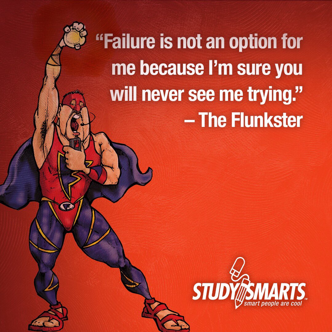StudySmarts's tweet image. Overcome at least one fear today. #success #studysmarts