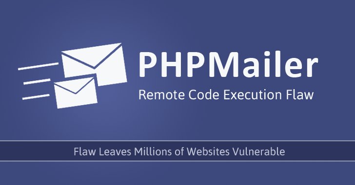 InfoSecHotSpot's tweet image. PHPMailer Flaw leaves Millions of Websites Vulnerable to Remote Ex... twib.in/l/5BkMLREGrMXB via @InfoSecHotSpot