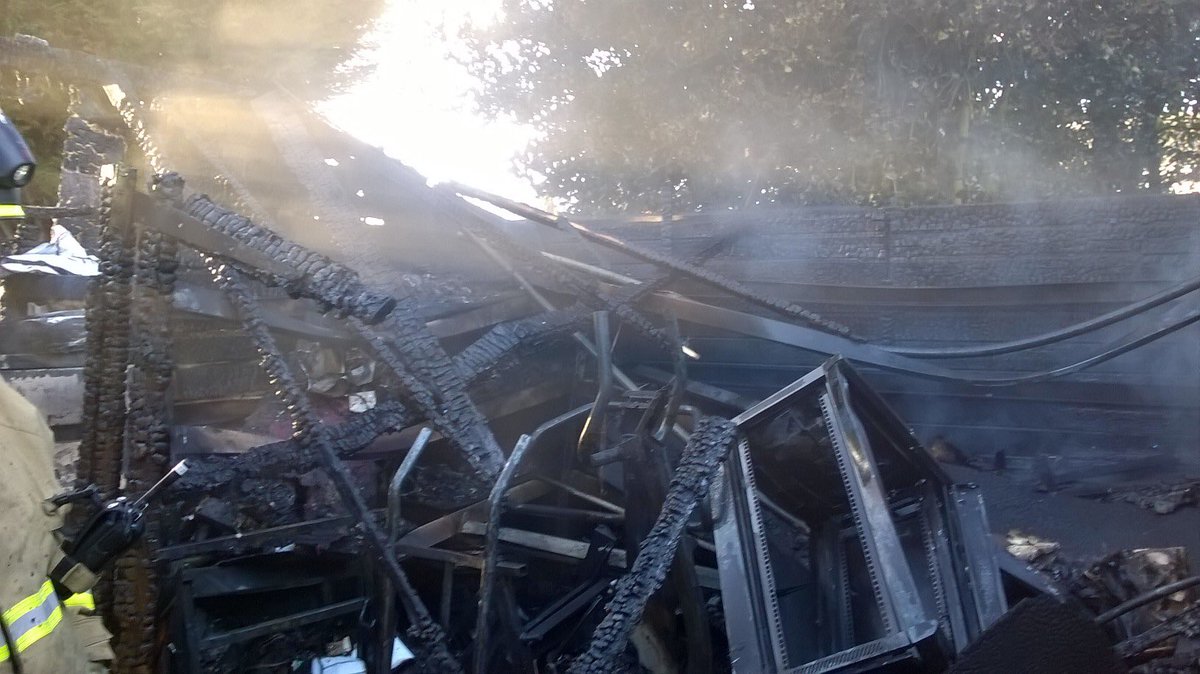 ECFRS's tweet image. Firefighters stopped a fire in an outbuilding spread to a house in #Colchester this afternoon. essex-fire.gov.uk/incidents/i642…