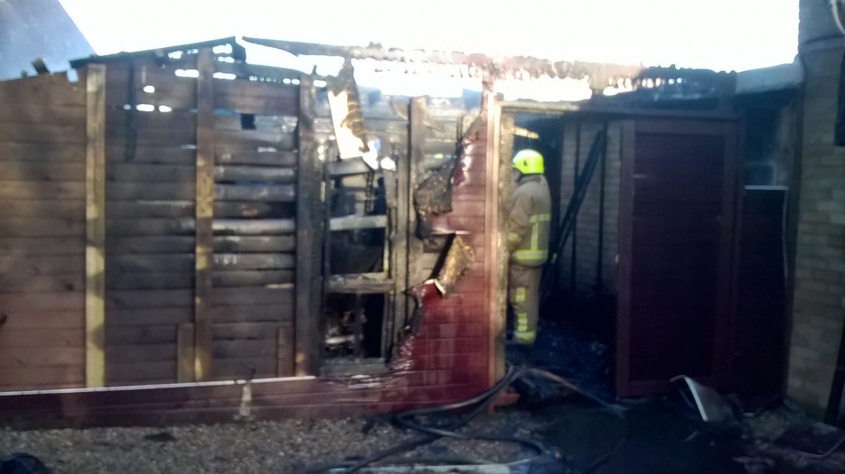 ECFRS's tweet image. Firefighters stopped a fire in an outbuilding spread to a house in #Colchester this afternoon. essex-fire.gov.uk/incidents/i642…