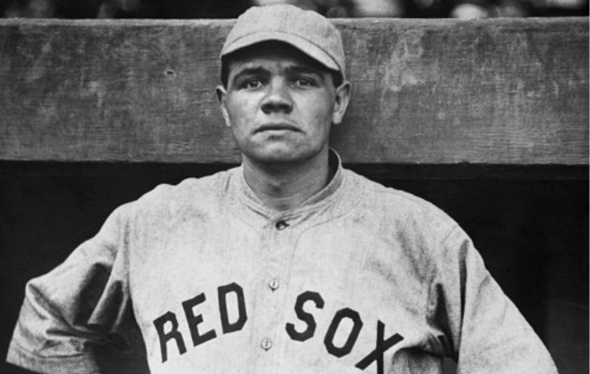 espn's tweet image. The Red Sox sold this guy's contract to the Yankees 97 years ago today for $100,000.

And the Curse of the Bambino was born.