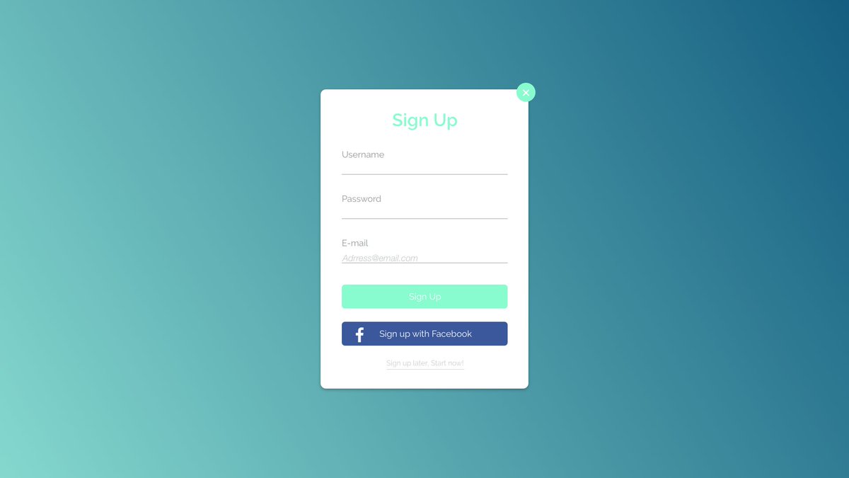 JMorrens's tweet photo. #dailyui #001 #challenge https://t.co/aONBRoUEwT