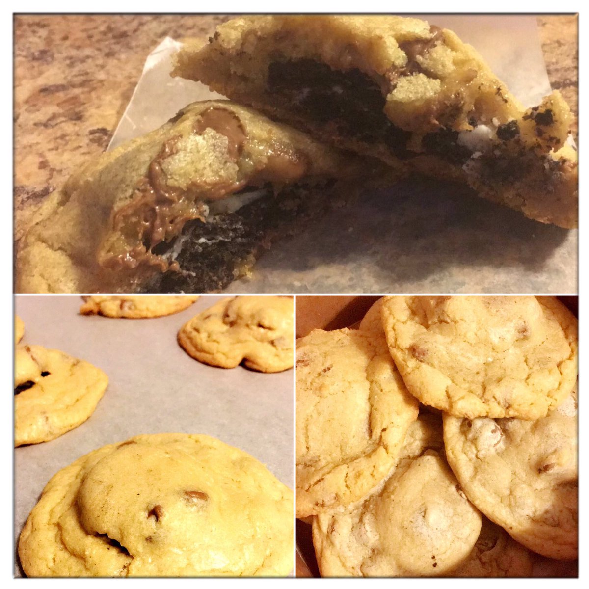 SweetTeesTreats's tweet photo. Oreo stuffed chocolate chip cookies
#oreo #chocolatechip #chocolatechipcookies #oreostuffed https://t.co/uSE9Aqjw3c