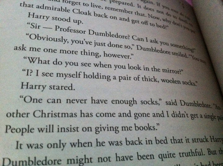 27 Dec 1991: “One can never have enough socks," said Dumbledore. "Another Christmas has come and gone and I didn’t get a single pair..."