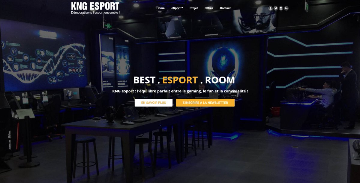 KNGesport's tweet photo. Notre site https://t.co/qpk3TMyz0a est #LIVE! 

Venez découvrir notre projet et aidez-nous à avancer en le partageant! #esport #entrepreneur https://t.co/1Apz00utld