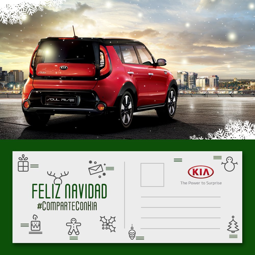 KiaColombia's tweet photo. Comparte con tus amigos y familia las mejores historias de esta Navidad. Llena tu postal y #ComparteConKIA https://t.co/YCBEgLoT1s