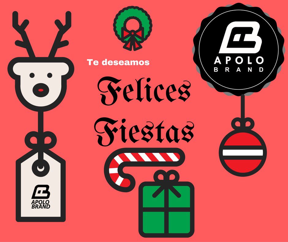Desde #Apolo queremos saludarte y darte nuestros mejores deseos de paz, amor y prosperidad en estas fiestas!