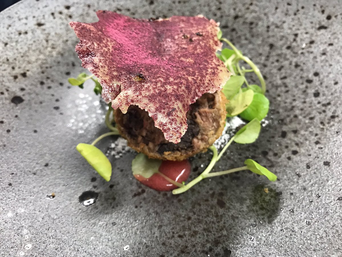 New creation by <a href="/rayhunter1985/">Ray Hunter</a>  confit turkey leg with black pudding #corbridge #northeast #Northumberland #food #drink