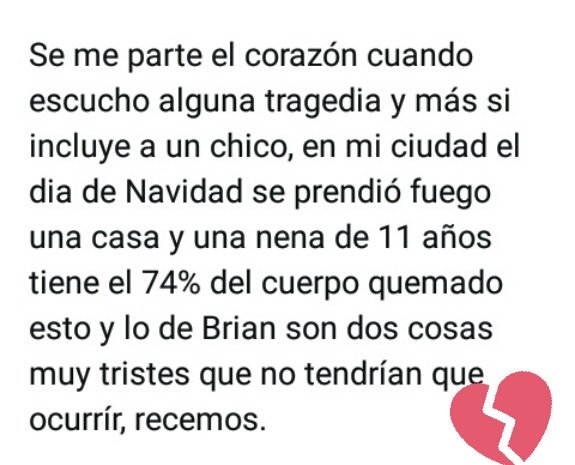FamilyFD_'s tweet photo. @FDoficial te entiendo y voy a rezar por el, se que va a salir adelante https://t.co/XLWA6MXgWm