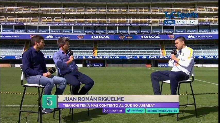 Hoy, a las 17 hs, no te pierdas el especial de <a href="/Doble5TyC/">Doble 5</a> con Juan Román Riquelme
