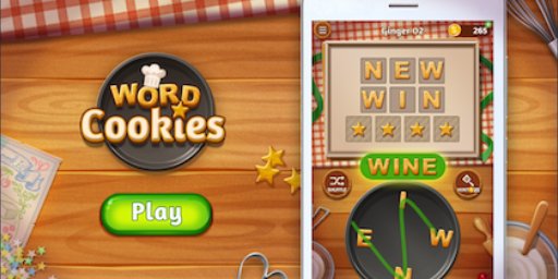 YOUNGPHASE's tweet image. Crisp and tasty word cookies! Let’s find words to be the best chef! onelink.to/wordcookies #wordcookies