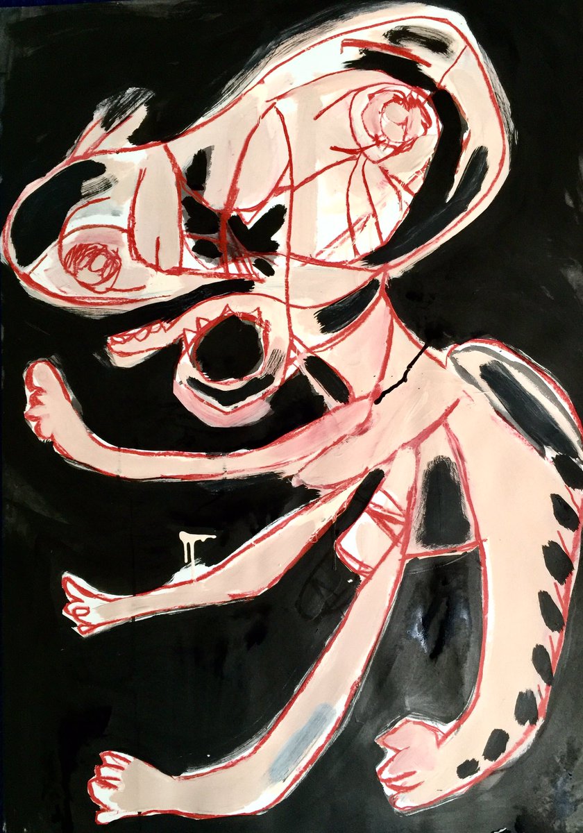 ArtSide2's tweet photo. Please retweet to your #friends if you like this work # 253: #Rebirth of #Dustin, the #Friendly #Dustbin. #contemporaryart #artnet https://t.co/YZboFF87ib