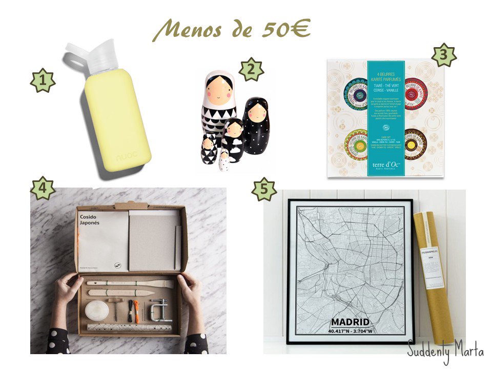 Para estas fechas... ¡#Wishlist Navideña! Propuestas de - de 50€: #NUOC, <a href="/JoMamiKids/">Jo Mami Kids</a>, <a href="/FdeTexturas/">Fábrica de Texturas</a>, <a href="/blossom_natural/">blossom cosmeticos</a>  y <a href="/tusmapases/">TUSMAPAS.ES</a>